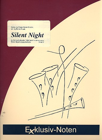 Silent Night für 2 Trompeten und  2 Posaunen  Partitur und Stimmen