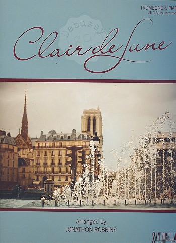 Clair de lune for trombone  (C bass instrument) and piano  