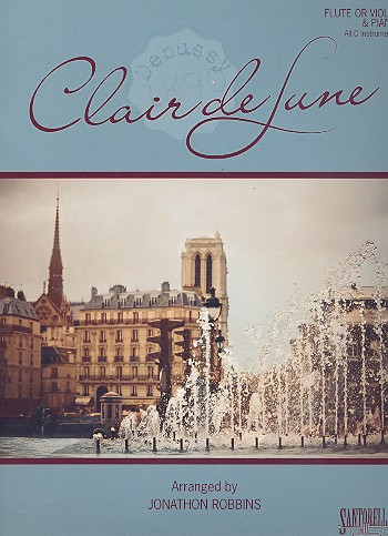 Clair de lune for Flute (C instrument)  and piano  