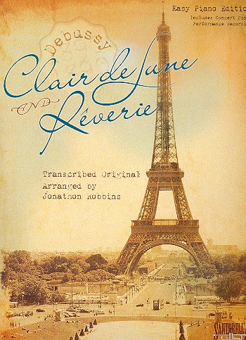 Clair de lune  and  Reverie (+CD)  for easy piano  