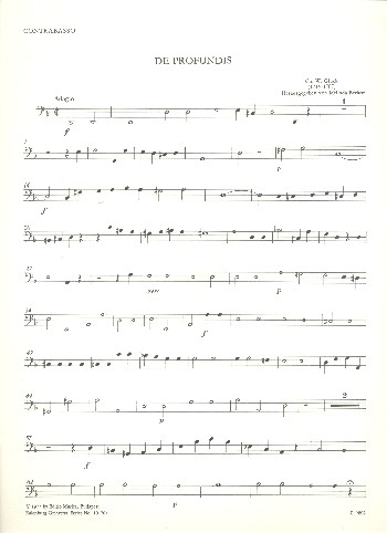 De Profundis&nbsp;&nbsp;für gem Chor und Orchester&nbsp;&nbsp;Kontrabass