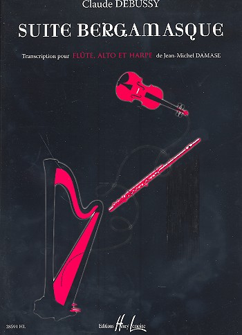 Suite Bergamasque &nbsp;&nbsp;pour flute, alto et harpe&nbsp;&nbsp;parties