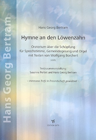 Hymne an den Löwenzahn für Sprechstimme,  für gem Chor und Orgel  Partitur