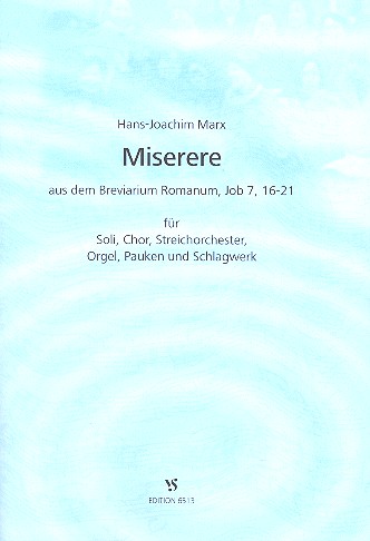 Miserere für Soli, Chor, Streichorchester,  Orgel, Pauken und Schlagwerk  Partitur