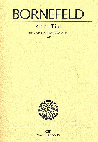 Kleine Trios für 2 Violinen und Violoncello  Partitur  