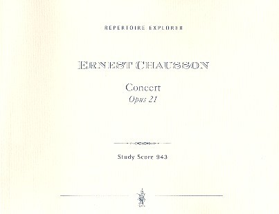 Concert en Re majeur op.21  für Klavier, Violine und Streichquartett  Studienpartitur
