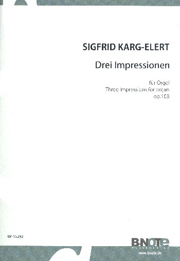 3 Impressionen op.108  für Orgel  