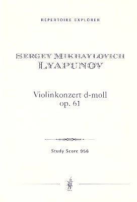 Konzert d-Moll op.61 für Violine  und Orchester  Studienpartitur