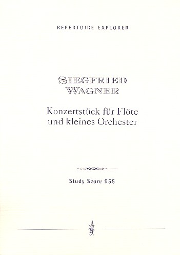 Konzertstück für Flöte und  Kammerorchester  Studienpartitur
