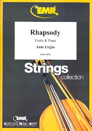 Rhapsody&nbsp;&nbsp;for violin and piano&nbsp;&nbsp;