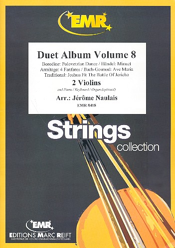 Duet Album vol.8 for 2 violins&nbsp;&nbsp;(piano/keyboard/organ ad lib)&nbsp;&nbsp;