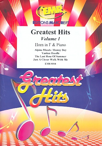 Greatest Hits vol.1 for horn in F&nbsp;&nbsp;and piano (percussion ad lib)&nbsp;&nbsp;