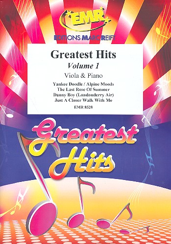 Greatest Hits vol.1 for viola&nbsp;&nbsp;and piano (percussion ad lib)&nbsp;&nbsp;