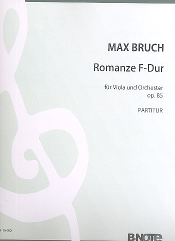 Romanze F-Dur op.85 für Viola  und Orchester  Partitur