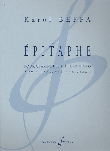 Epitaphe pour clarinette en la et piano&nbsp;&nbsp;&nbsp;&nbsp;