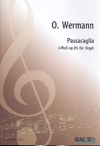 Passacaglia e-Moll op.95  für Orgel  