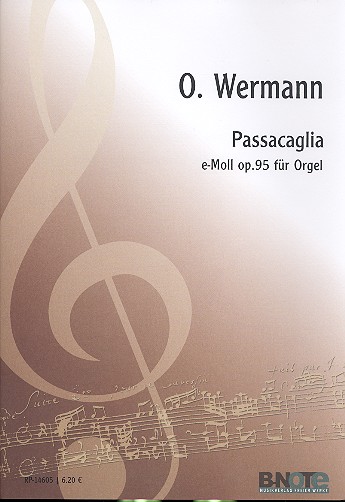 Passacaglia e-Moll op.95&nbsp;&nbsp;für Orgel&nbsp;&nbsp;