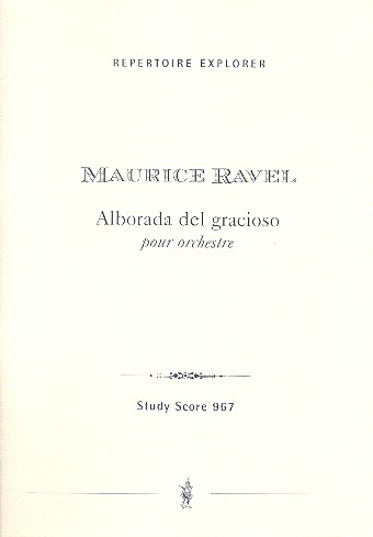 Alborada del gracioso für Orchester  Studienpartitur  