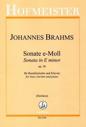 Sonate e-Moll op.38&nbsp;&nbsp;für Klarinette und Klavier&nbsp;&nbsp;