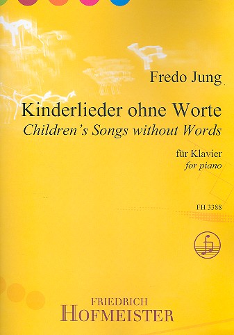 Kinderlieder ohne Worte op.2&nbsp;&nbsp;für Klavier&nbsp;&nbsp;