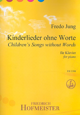 Kinderlieder ohne Worte op.2  für Klavier  