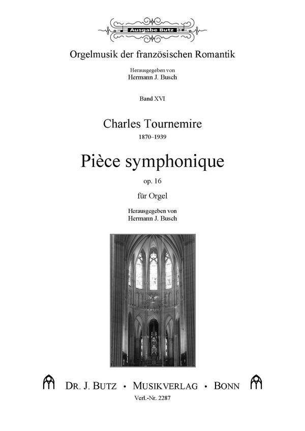 Pièce symphonique op.16  pour orgue  