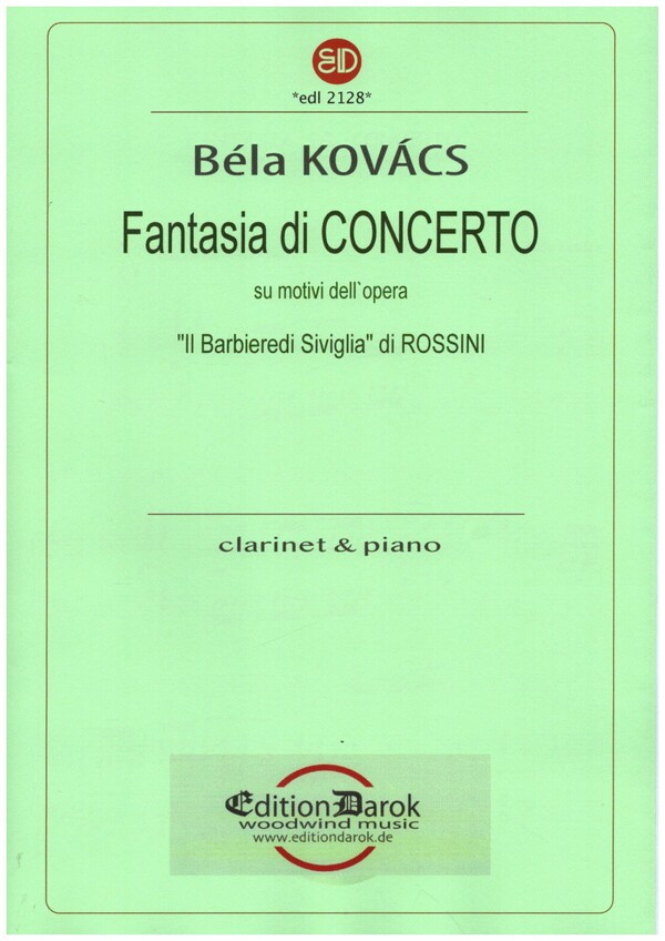 Fantasia di concerto  for clarinet and piano  