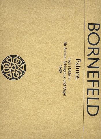 Patmos nach Hölderlin für  Bariton, Schlagzeug und Orgel  Partitur