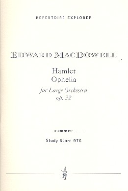 Hamlet und Ophelia op.22 für Orchester  Studienpartitur  