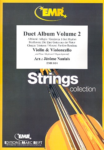 Duet Album vol.2 for violin and violoncello&nbsp;&nbsp;(piano/keyboard/organ ad lib)&nbsp;&nbsp;2 scores