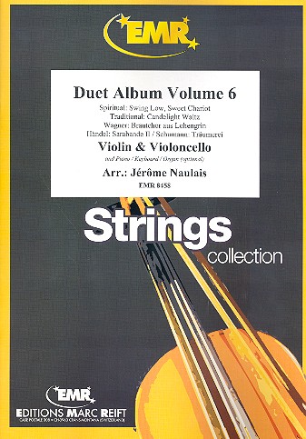 Duet Album vol.6 for violin and violoncello&nbsp;&nbsp;(piano/keyboard/organ ad lib)&nbsp;&nbsp;2 scores