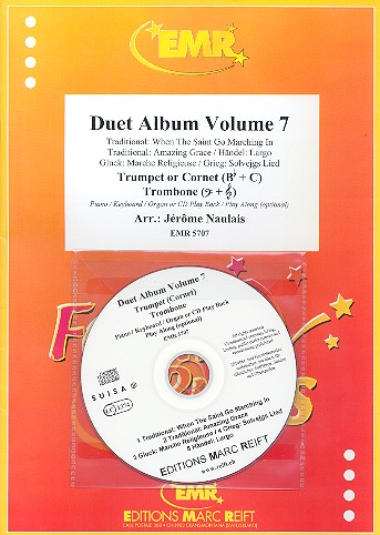 Duet Album vol.7 (+CD) for trumpet (cornet)&nbsp;&nbsp;and trombone (piano/keyboard/organ ad lib)&nbsp;&nbsp;2 scores