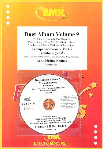 Duet Album vol.9 (+CD) for trumpet (cornet)&nbsp;&nbsp;and trombone (piano/keyboard/organ ad lib)&nbsp;&nbsp;2 scores
