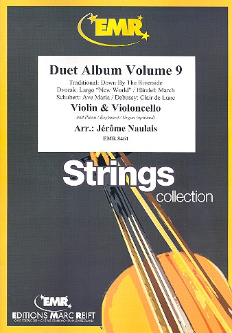 Duet Album vol.9 for violin and violoncello&nbsp;&nbsp;(piano/keyboard/organ ad lib)&nbsp;&nbsp;2 scores