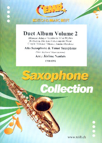 Duet Album vol.2 for 2 saxophones (AT)&nbsp;&nbsp;(piano/keyboard/organ ad lib)&nbsp;&nbsp;2 scores