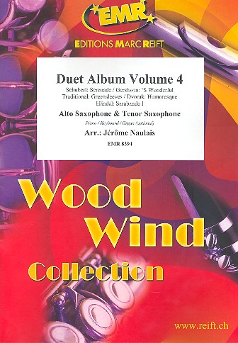 Duet Album vol.4 for 2 saxophones (AT)&nbsp;&nbsp;(piano/keyboard/organ ad lib)&nbsp;&nbsp;2 scores