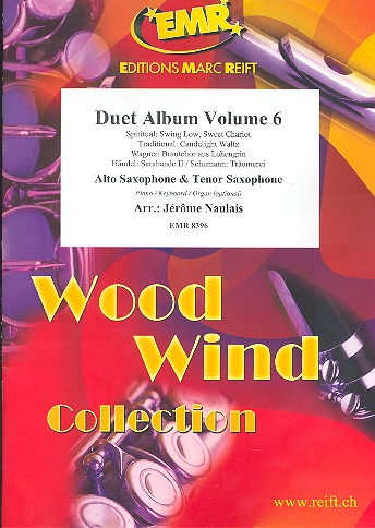 Duet Album vol.6 for 2 saxophones (AT)&nbsp;&nbsp;(piano/keyboard/organ ad lib)&nbsp;&nbsp;2 scores