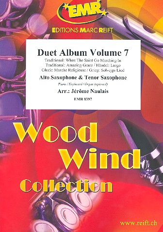 Duet Album vol.7 for 2 saxophones (AT)&nbsp;&nbsp;(piano/keyboard/organ ad lib)&nbsp;&nbsp;2 scores