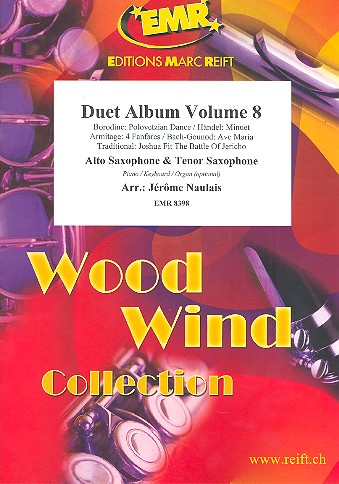Duet Album vol.8 for 2 saxophones (AT)&nbsp;&nbsp;(piano/keyboard/organ ad lib)&nbsp;&nbsp;2 scores