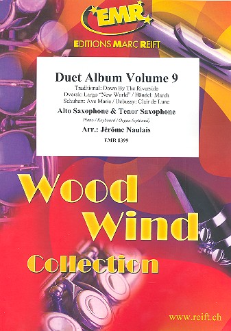 Duet Album vol.9 for 2 saxophones (AT)&nbsp;&nbsp;(piano/keyboard/organ ad lib)&nbsp;&nbsp;2 scores