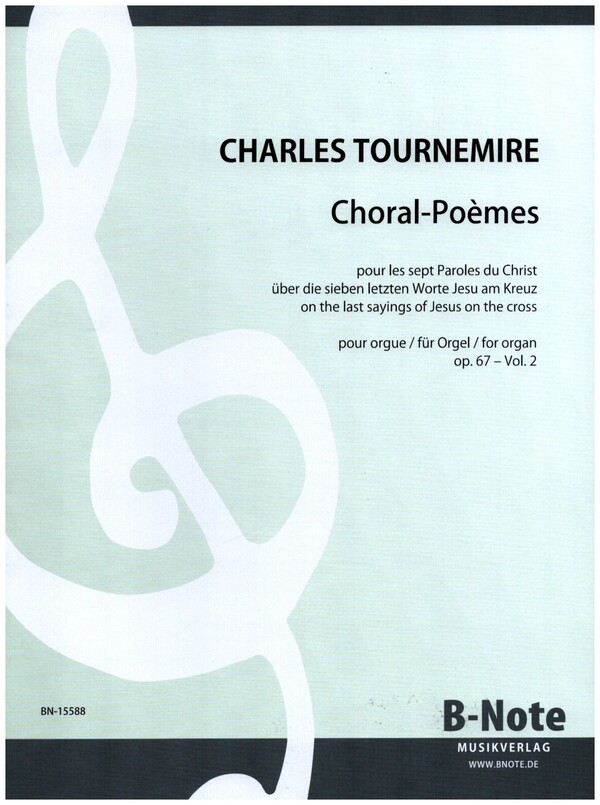 Orgelwerke Band 62  7 Chorals-Poèmes op.67 vol.2 paroles 4-7  