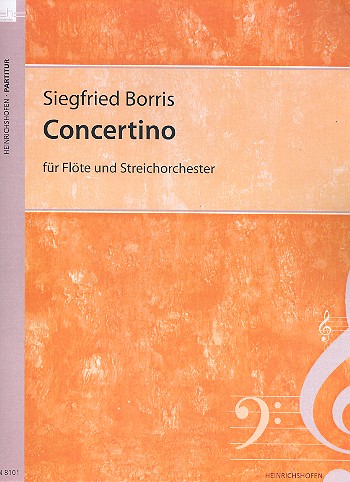 Concertino op.71 für Flöte und Streicher  Partitur  