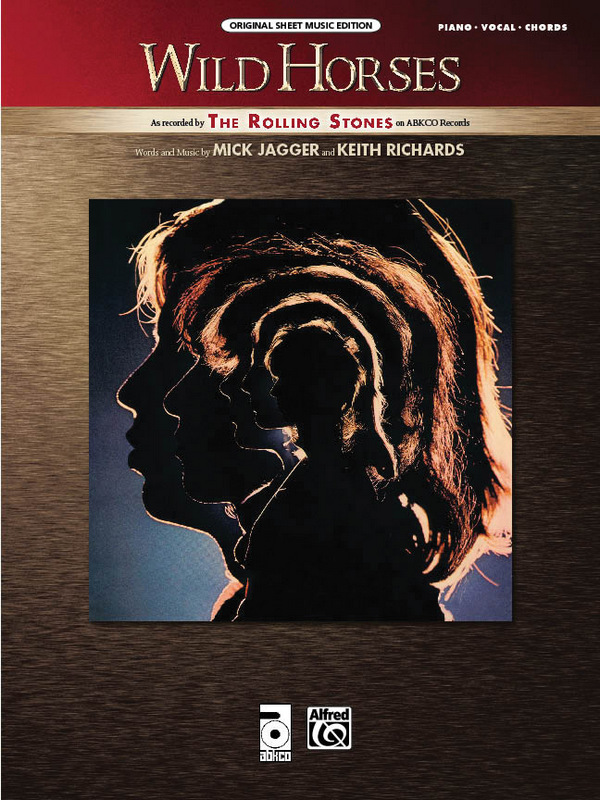 Wild Horses  for piano/vocal/ guitar  