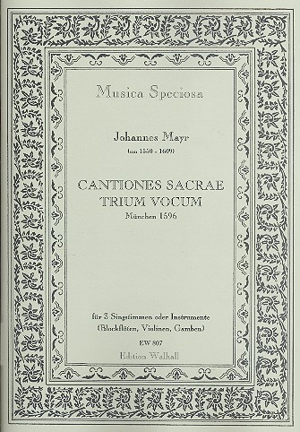 Cantiones sacrae trium vocum