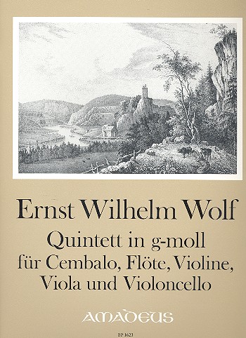 Quintett in g-moll  für Cembalo/Flöte/Violine/Viola/Violoncello  