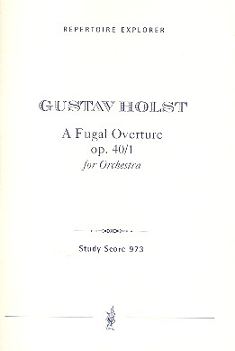 A Fugal Overture op.40,1:  für Orchester  Studienpartitur