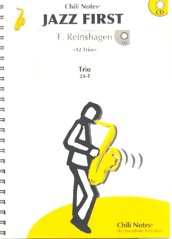 12 Trios (+CD)&nbsp;&nbsp;für 3 Saxophone (AAT)&nbsp;&nbsp;Partitur und Stimmen