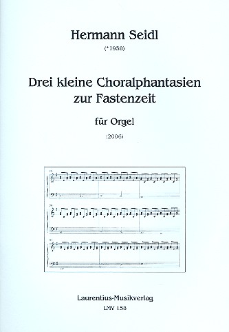 3 kleine Choralfantasien zur Fastenzeit  für Orgel  