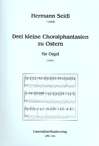3 kleine Choralfantasien zu Ostern  für Orgel  