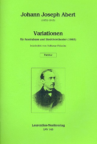 Variationen   für Kontrabass und Streichorchester  Partitur